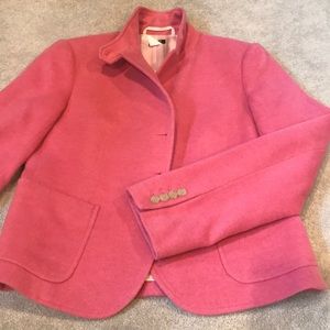 J crew heathered  pink blazer.